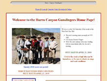 Tablet Screenshot of burrocanyonguns.com